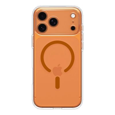 2. Etui Spigen Ultra Hybrid MagSafe na iPhone 17 Pro - przezroczysto-pomarańczowe