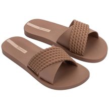 Ipanema buty klapki damskie Street II modne wygodne brązowe laczki