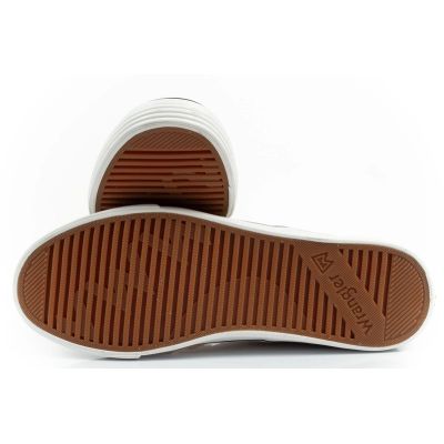 9. Wrangler buty męskie sportowe Calypso Derby trampki ecru modne wygodne