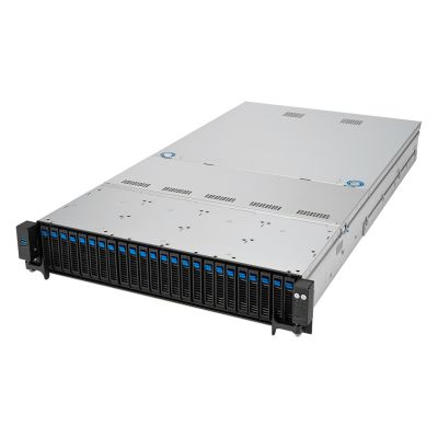 7. Platforma Asus Rack (2U) RS520A-E12-RS24U AMD Epyc 9004 (24x NVMe, 2xGPU, 2x1Gbe, IPMI, 1+1 1600W)