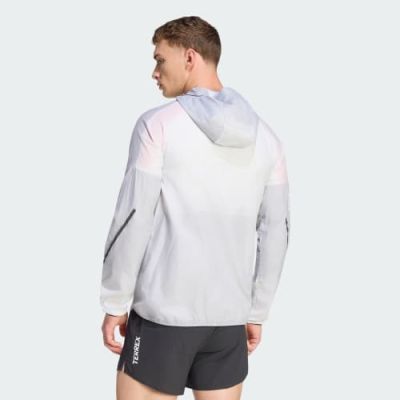 4. Kurtka do biegania adidas TERREX Xperior CLIMA365 Light Windweave Jacket - black/white rozmiar: xl