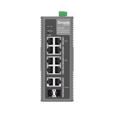 4. TP-Link Omada IES210GPP łącza sieciowe Zarządzany Gigabit Ethernet (10/100/1000) Obsługa PoE DIN rail Szary