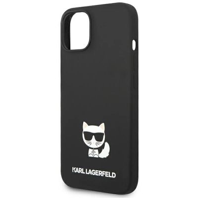 6. Etui Karl Lagerfeld Silicone Choupette Body na iPhone 14 Plus - czarne