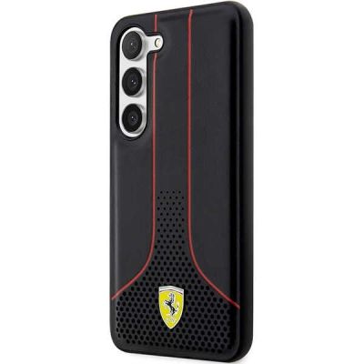2. Etui Ferrari Perforated 296 P na Samsung Galaxy S23 - czarne