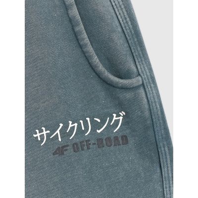 7. Spodnie dresowe joggery chłopięce 4F 4FJRAW25TTROM1528-46S