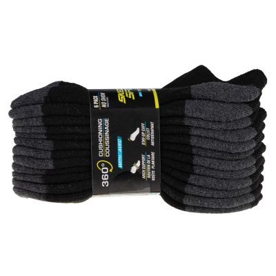 5. Skarpetki Skechers 6pk No Show S108264-BLK
