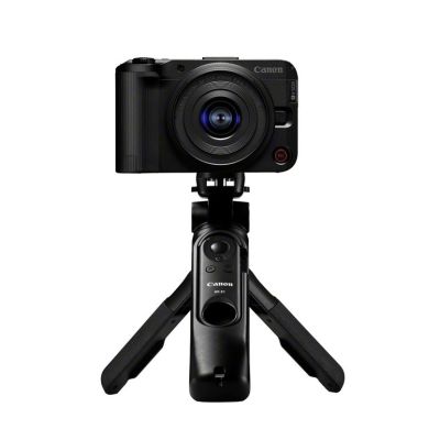 12. Aparat Canon z matrycą 24,2 MP, stabilizacją obrazu, ISO 32000, z Wi-Fi, APS-C, kolor czarny