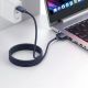 6. Kabel Tech-Protect MMC01 Ultraboost USB-C / USB-C MagSafe 3 140W 200 cm do MacBook - granatowy