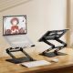 17. Podstawka pod laptopa, tablet Wozinsky WRS-CPY75DSB aluminiowa + Gratis! podstawka do smartfona - czarna