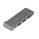 2. Terratec 283005 stacja dokująca USB 3.2 Gen 1 (3.1 Gen 1) Type-C Szary