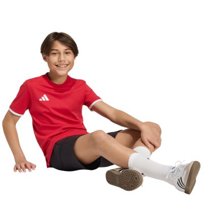 8. Koszulka dla dzieci adidas Entrada 26 Tee czerwona JZ6674