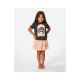 3. Koszulka RIP CURL Rainbow Tropics Art Tee - Girl czarny