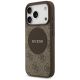 2. Etui Guess 4G Circle Classic Logo MagSafe na iPhone 17 Pro - brązowe