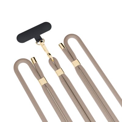 6. Smycz do smartfona 3mk EasyClip Elite - beżowa
