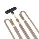 6. Smycz do smartfona 3mk EasyClip Elite - beżowa