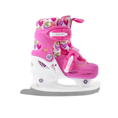 19. Wrotki-rolki-łyżwy regulowane Smj sport Combo Hearts 3w1 Led Jr HS-TNK-000011510