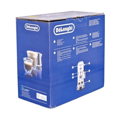 48. Ekspres kolbowy DeLonghi Dedica Style EC 685.M (1350W; kolor srebrny)