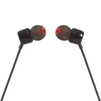 9. Słuchawki JBL Tune 110 douszne mini jack 3.5mm i pilotem - czarne
