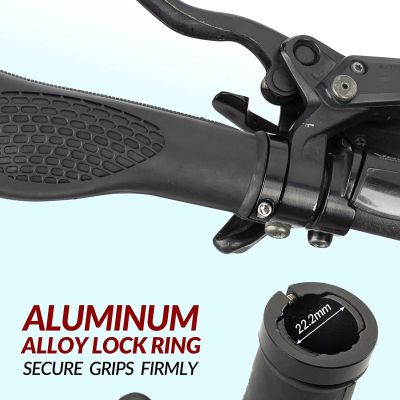 2. Rockbros chwyty rowerowe czarno-szare