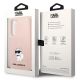 8. Etui Karl Lagerfeld Silicone Choupette na Samsung Galaxy S23 - różowe