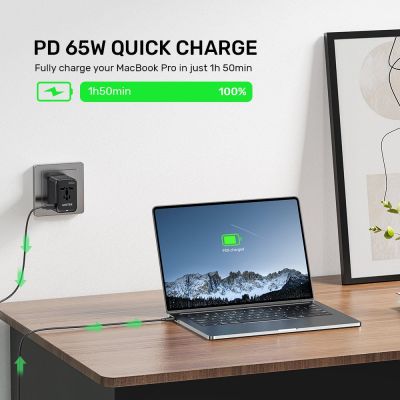 26. UNITEK ŁADOWARKA PODRÓŻNA EU/US/UK/AUS GAN PD 65W
