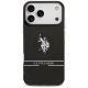 3. Etui US Polo DH and Bottom Stripe Logo MagSafe na iPhone 17 Pro Max - czarne