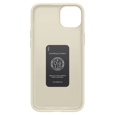 10. Etui Spigen Thin Fit na iPhone 15 Plus - beżowe