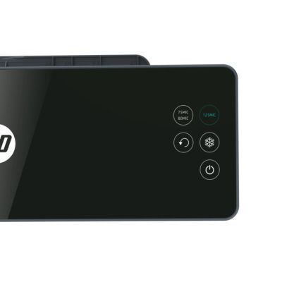 9. HP Laminator PRO LAMINATOR 600 A3, na zimno/gorąco, prędkość 60cm/min + 15 folii: 3xA4, 4xA5, 4xA6, 4xB-CARD, czarny