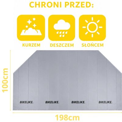7. POKROWIEC NA MOTOR ROWER SKUTER 195x100CM DUNLOP