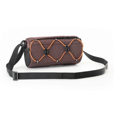 2. Torba rowerowa Rockbros 30110054003 na kierownicę 2,2L - brązowa