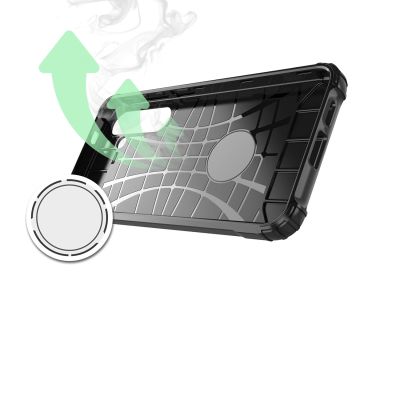6. Hybrid Armor etui na Samsung Galaxy S24 FE pancerny hybrydowy pokrowiec - czarne