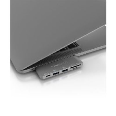 3. Terratec 283005 stacja dokująca USB 3.2 Gen 1 (3.1 Gen 1) Type-C Szary