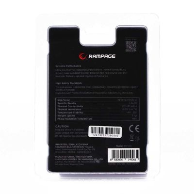 2. RAMPAGE TERMOPAD XTP-001 38×38×02 MM PTM