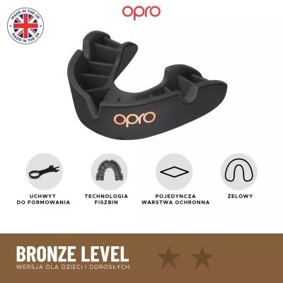 3. Ochraniacz szczęki Opro UFC Bronze GEN2 1234_stm czarny