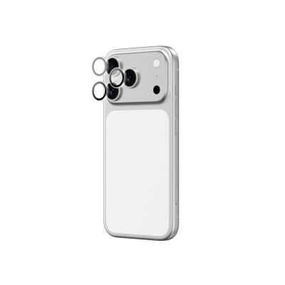 3. Szkło na aparat AMAZINGTHING Lens Glass na iPhone 17 Pro / Pro Max z czarną aluminiową ramką
