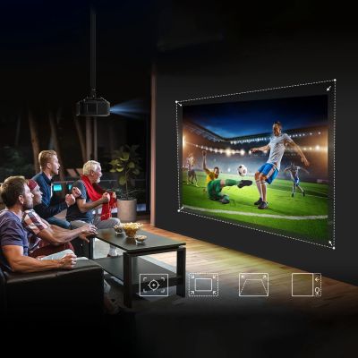 30. Projektor multimedialny Yaber K3 Pro LCD FullHD 1080p z głośnikami JBL i subwooferem - czarny