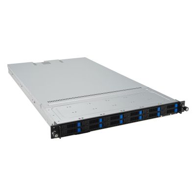 3. Platforma Asus Rack (1U) RS501A-E12-RS12U AMD Epyc 9005/9004 (12x NVMe/SATA HS, 2xM.2, 2x1Gbe, IPMI, 1+1 1600W)