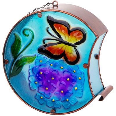 3. DEKORACJA OGRODOWA 22,5x8x22CM WITRAŻ WISZĄCY LAMPION