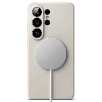 4. Etui Ringke Silicone MagSafe na Samsung Galaxy S26 Ultra - beżowe