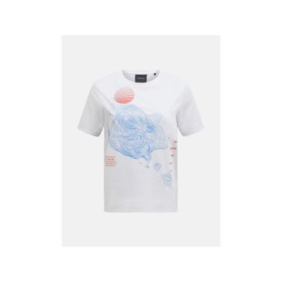 Koszulka PEAK PERFORMANCE Explore Graphic Tee Women biały
