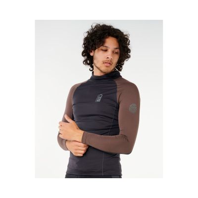 2. Lycra RIP CURL Search Upf Perf L/S Hood turkusowy