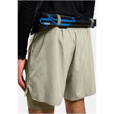 2. Spodenki męskie Odlo 2-in-1 short X-ALP TRAIL 6 INCH szare