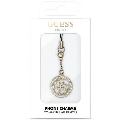 2. Zawieszka Guess 4G Rhinestone Charm - złota