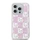 3. Etui DKNY Liquid Glitter Multilogo na iPhone 15 Pro - różowe