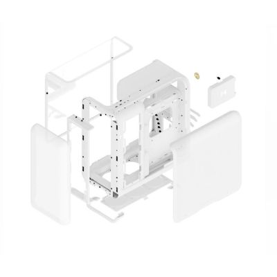 7. HYTE X50 Midi Tower Biały
