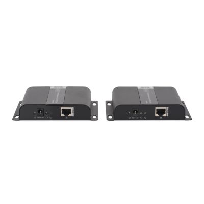 15. Extender HDMI IP/Cat.5/6/7 120m 4K 30Hz UHD PoEHDCP 1.4 IR audio (zestaw)