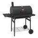 4. Char-Griller Pro Deluxe Gril Beczka Węgiel drzewny (paliwo) Czarny