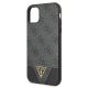 3. Etui Guess 4G Triangle Collection na iPhone 11 6,1" / Xr - szare