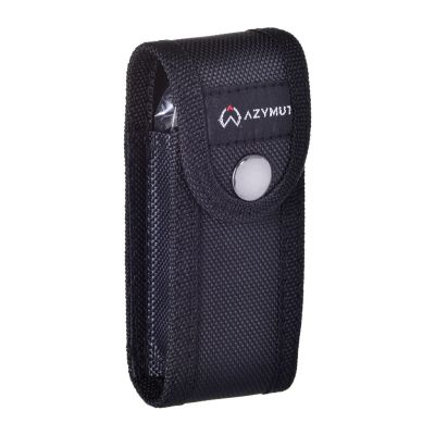 5. Scyzoryk AZYMUT Karkon - 9 narzędzi + kabura, 113 mm czarny (HK20018)