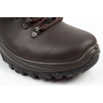 5. Grisport buty męskie trekkingowe Marrone skóra wodoodporne za kostkę